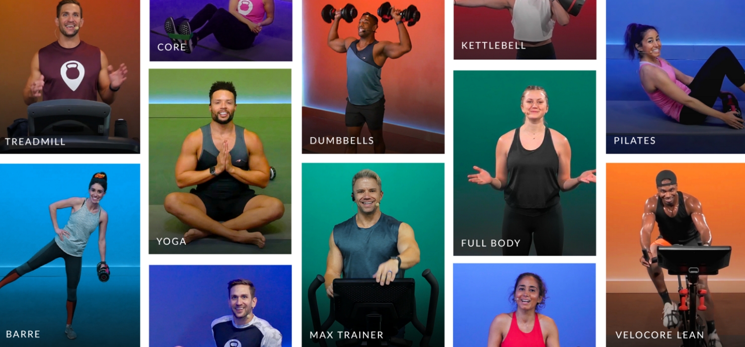 Assortment of various types of workouts